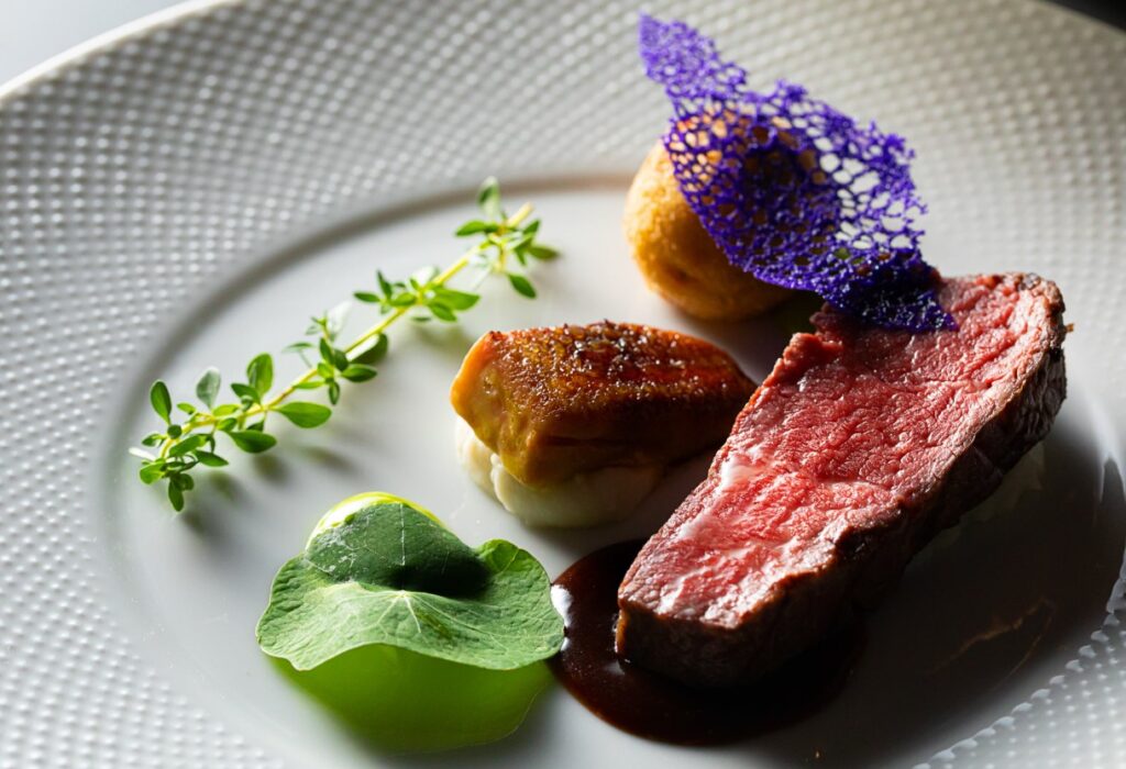 婚礼コース料理（盛り付け例）